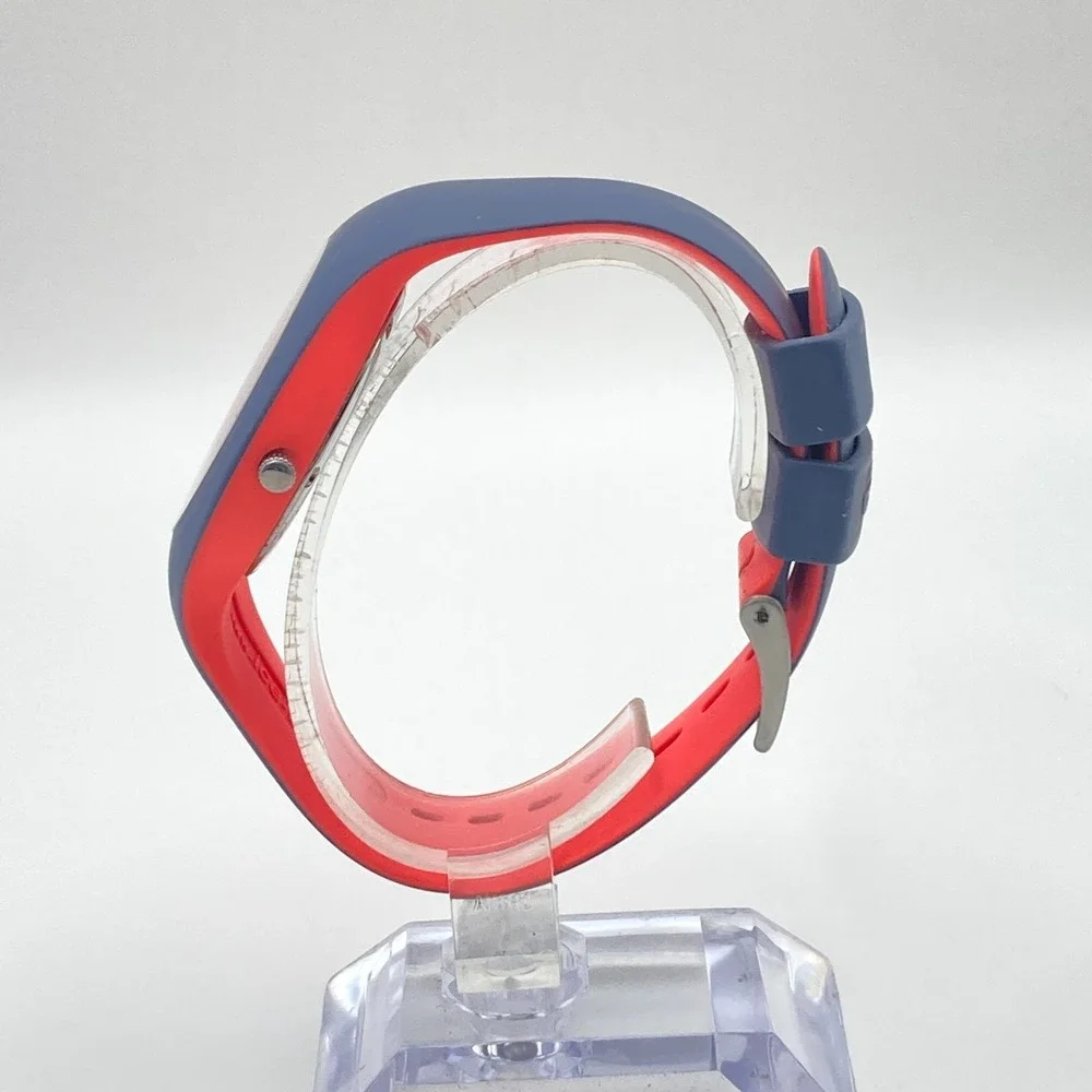 Ice Watch Duo Men's Watch 39mm Gray Neon Orange WR 100M New Battery 9